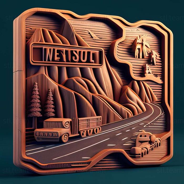 3D model Interstate 82 game (STL)